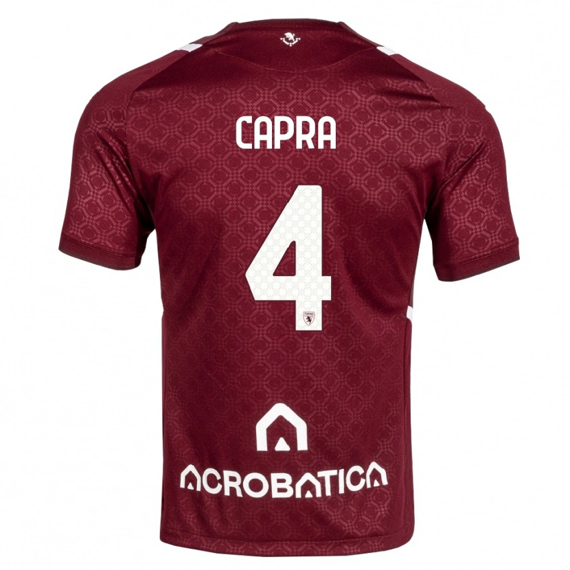 Danxen Homem Camisola Valentina Capra #4 Bordô Branco Principal 2026/27 Camisa Brasil