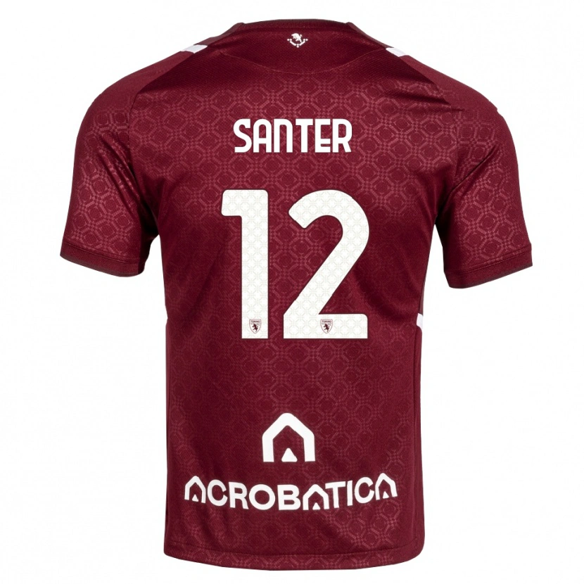 Danxen Homem Camisola Leonardo Santer #12 Bordô Branco Principal 2026/27 Camisa Brasil