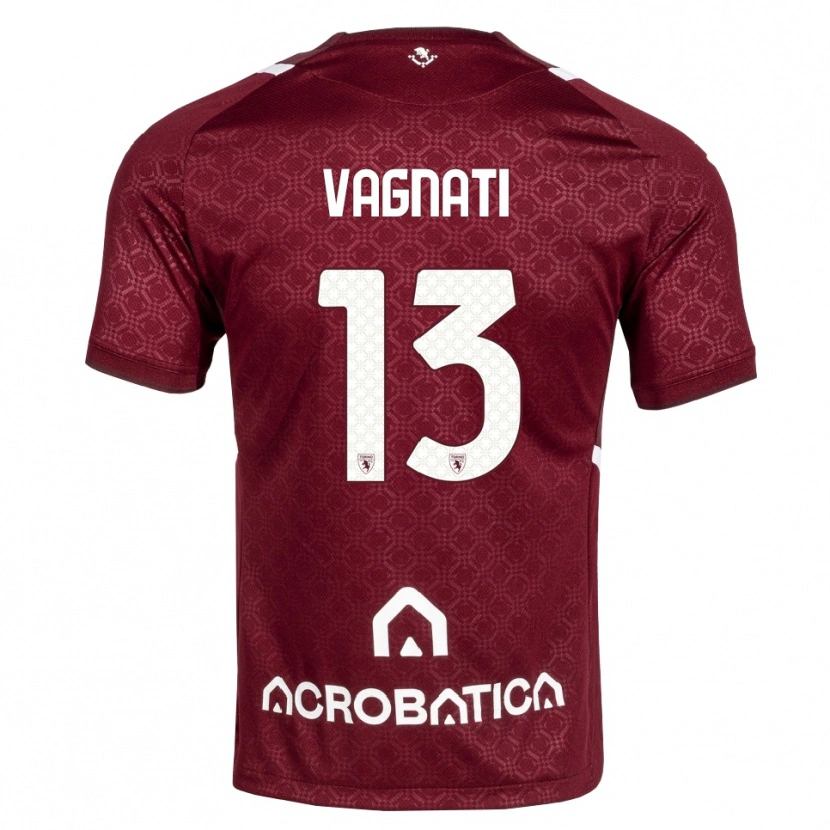 Danxen Homem Camisola Manuel Vagnati #13 Bordô Branco Principal 2026/27 Camisa Brasil