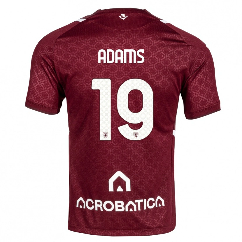 Danxen Homem Camisola Ché Adams #19 Bordô Branco Principal 2026/27 Camisa Brasil
