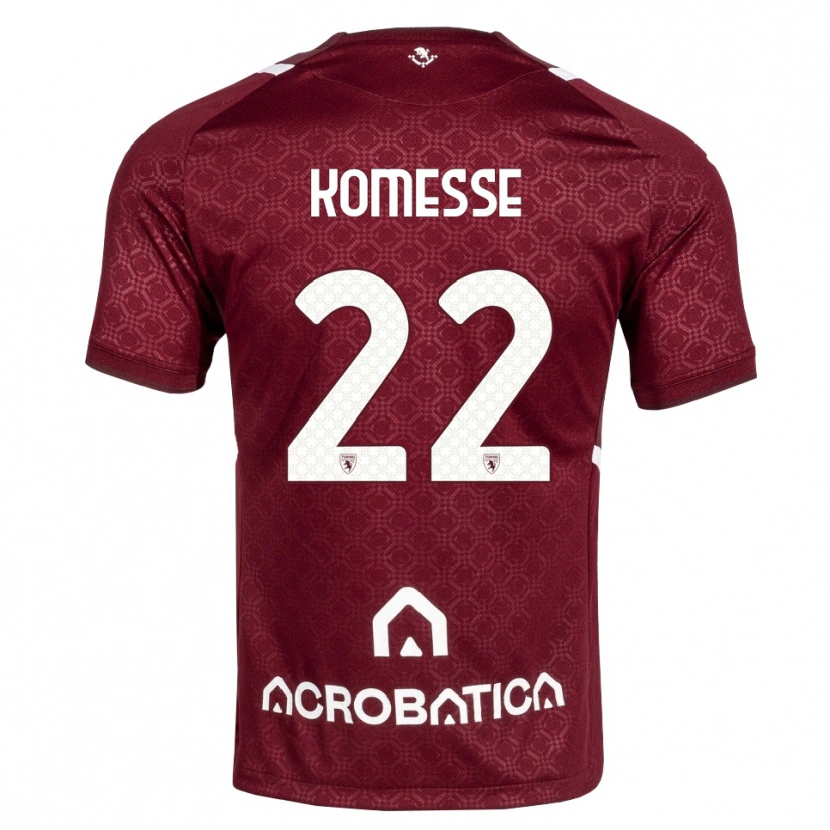 Danxen Homem Camisola Josias Sabone Komesse #22 Bordô Branco Principal 2026/27 Camisa Brasil