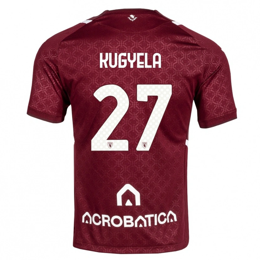 Danxen Homem Camisola Zalán Kugyela #27 Bordô Branco Principal 2026/27 Camisa Brasil