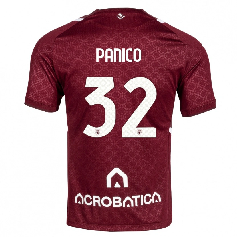 Danxen Homem Camisola Patrizia Panico #32 Bordô Branco Principal 2026/27 Camisa Brasil
