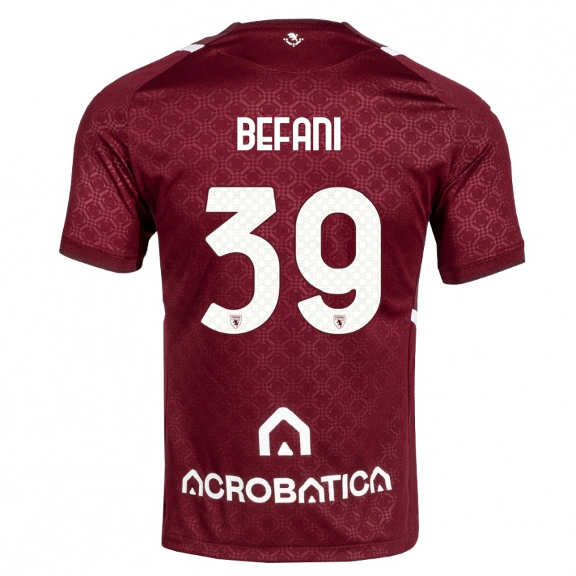 Danxen Homem Camisola Haron Befani #39 Bordô Branco Principal 2026/27 Camisa Brasil