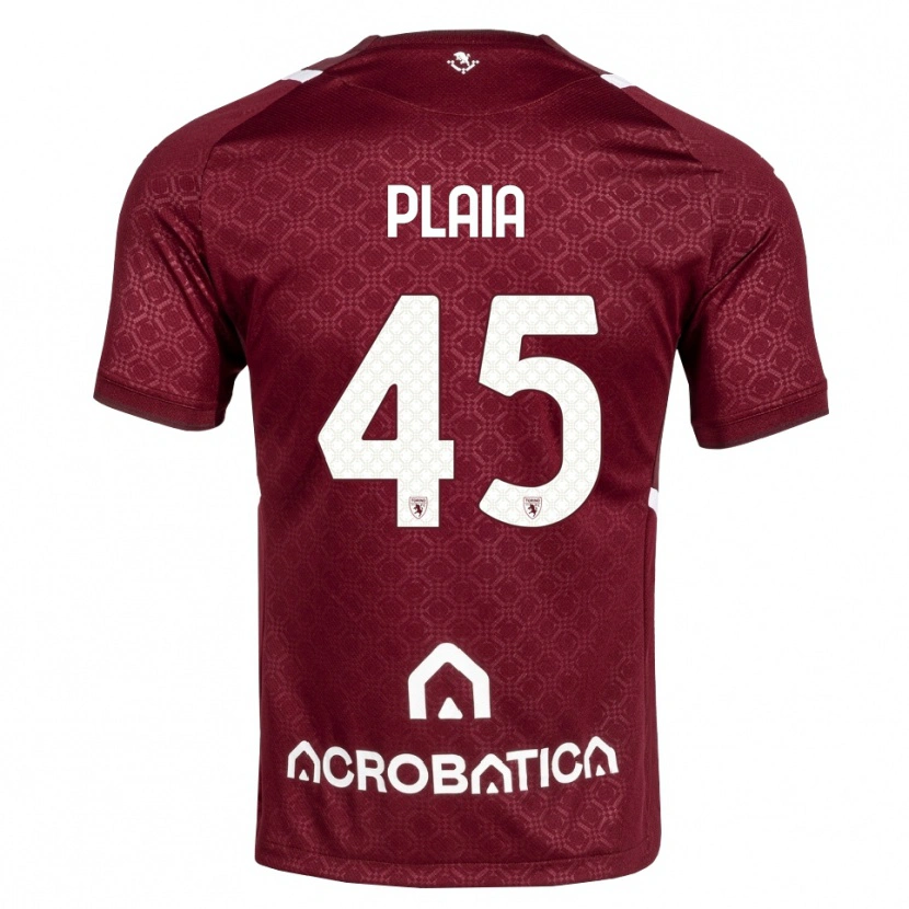 Danxen Homem Camisola Francesco Plaia #45 Bordô Branco Principal 2026/27 Camisa Brasil