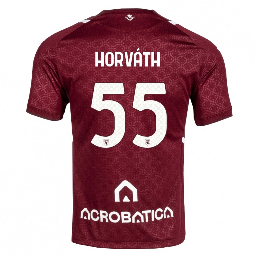 Danxen Homem Camisola Krisztofer Horváth #55 Bordô Branco Principal 2026/27 Camisa Brasil