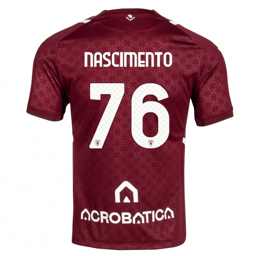 Danxen Homem Camisola Sandro Nascimento #76 Bordô Branco Principal 2026/27 Camisa Brasil
