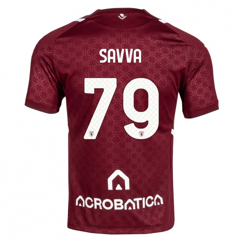 Danxen Homem Camisola Zanos Savva #79 Bordô Branco Principal 2026/27 Camisa Brasil