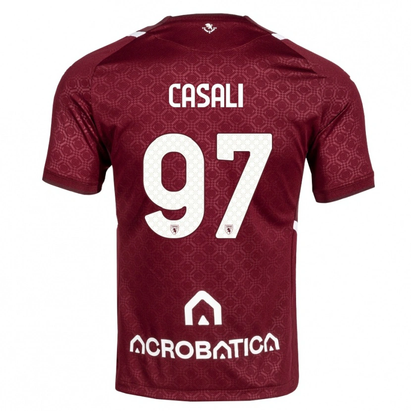 Danxen Homem Camisola Michele Casali #97 Bordô Branco Principal 2026/27 Camisa Brasil