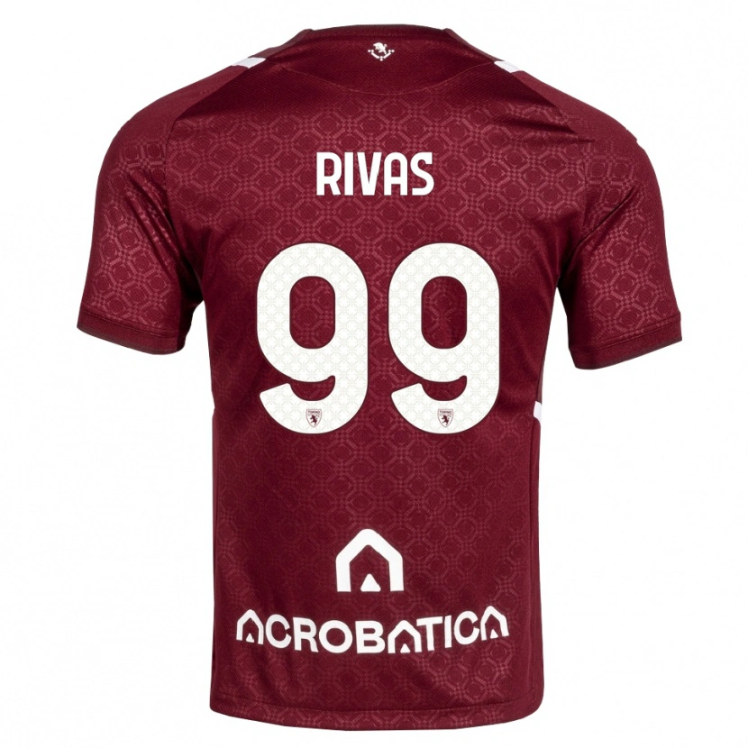 Danxen Homem Camisola Feder Rivas #99 Bordô Branco Principal 2026/27 Camisa Brasil