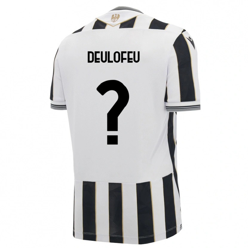 Danxen Homem Camisola Gerard Deulofeu #0 Preto Branco Rosa Principal 2026/27 Camisa Brasil