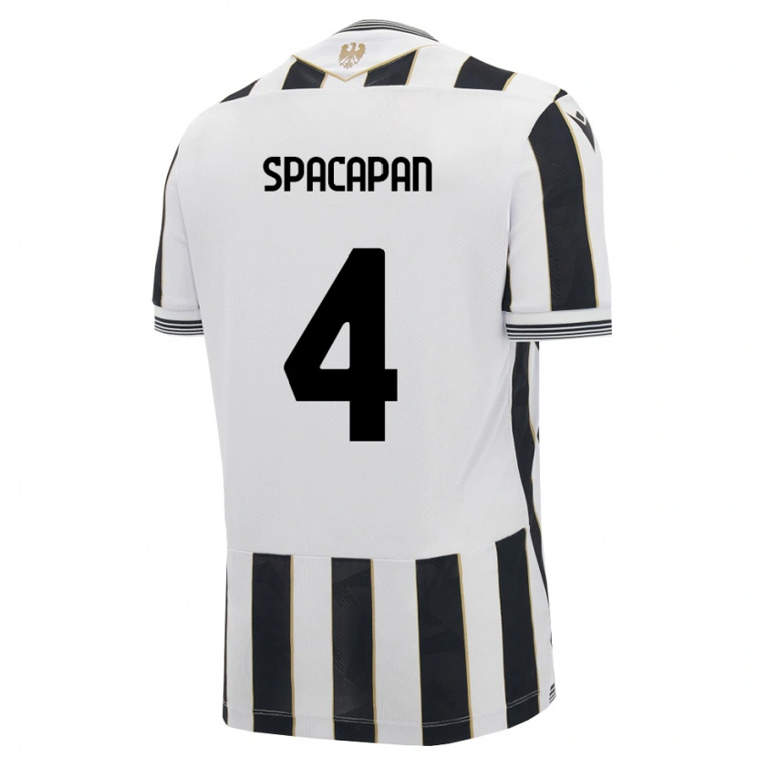 Danxen Homem Camisola Luka Spacapan #4 Preto Branco Rosa Principal 2026/27 Camisa Brasil
