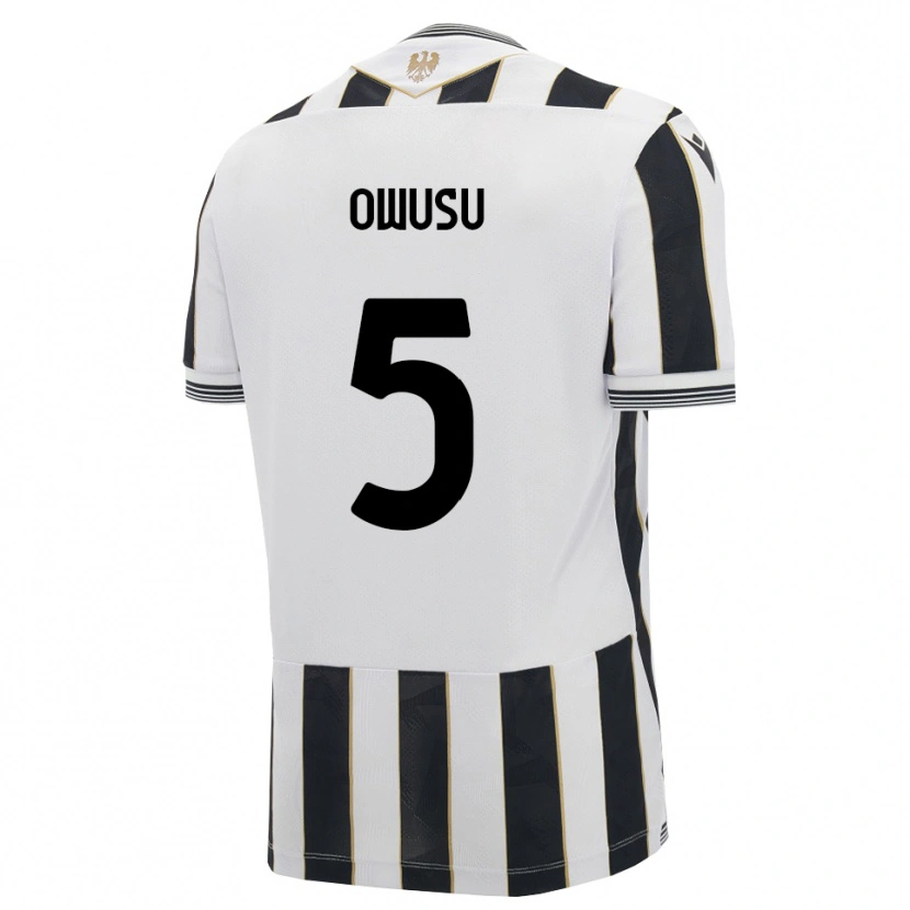 Danxen Homem Camisola Robert Owusu #5 Preto Branco Rosa Principal 2026/27 Camisa Brasil