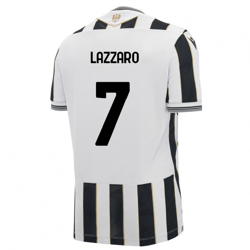 Danxen Homem Camisola Davide Lazzaro #7 Preto Branco Rosa Principal 2026/27 Camisa Brasil