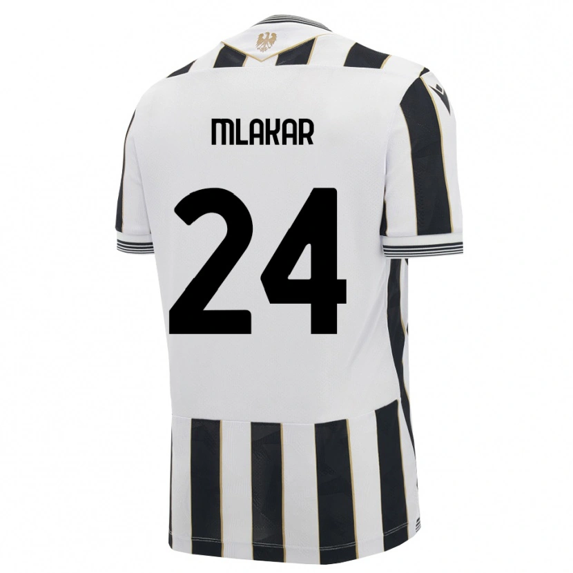 Danxen Homem Camisola Lorenzo Mlakar #24 Preto Branco Rosa Principal 2026/27 Camisa Brasil