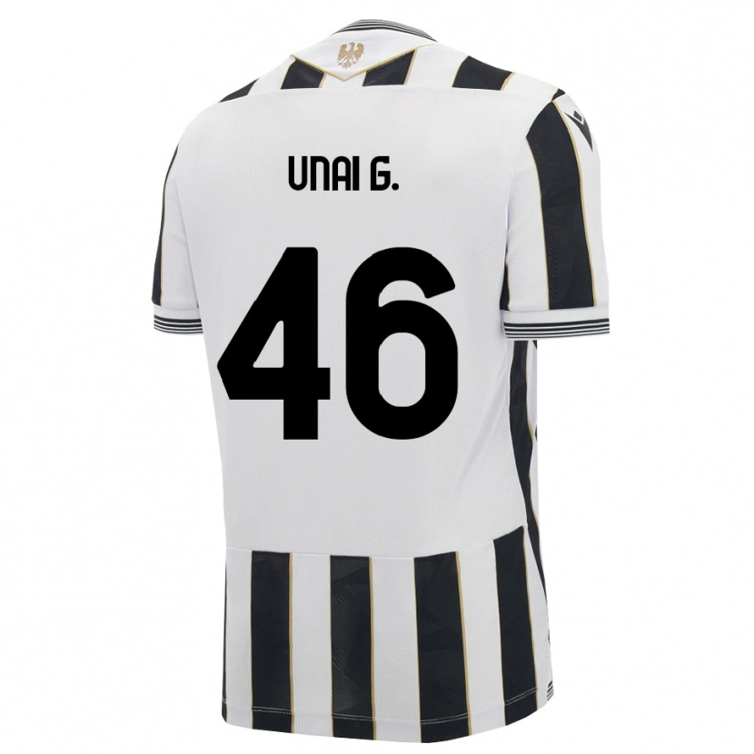 Danxen Homem Camisola Unai Gómez #46 Preto Branco Rosa Principal 2026/27 Camisa Brasil