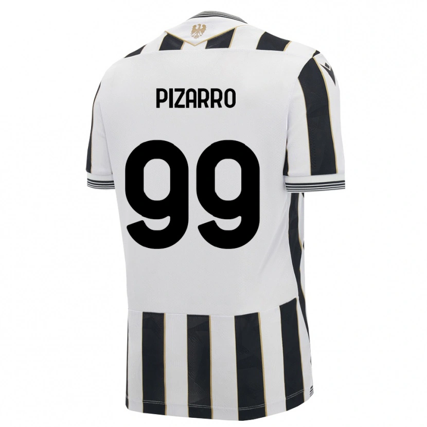 Danxen Homem Camisola Damián Pizarro #99 Preto Branco Rosa Principal 2026/27 Camisa Brasil