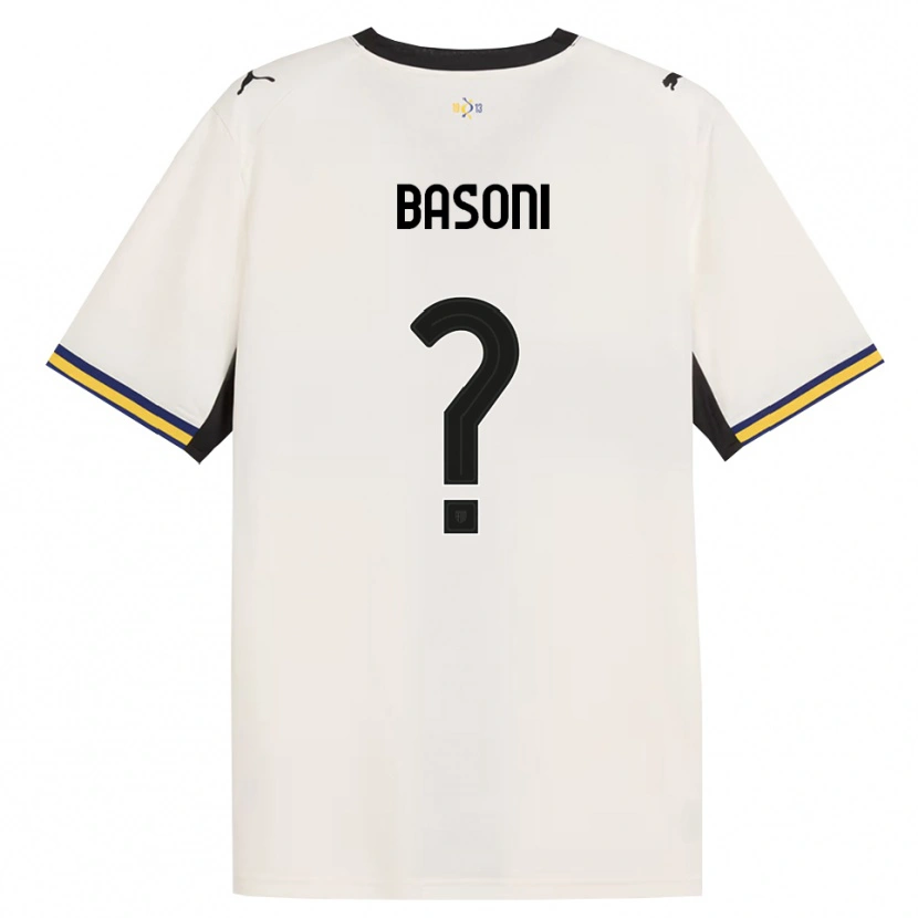 Danxen Homem Camisola Tommaso Basoni #0 Off-White Preto Amarelo Principal 2026/27 Camisa Brasil