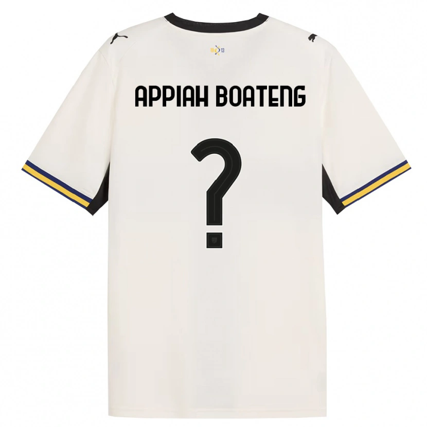 Danxen Homem Camisola Matthew Appiah Boateng #0 Off-White Preto Amarelo Principal 2026/27 Camisa Brasil