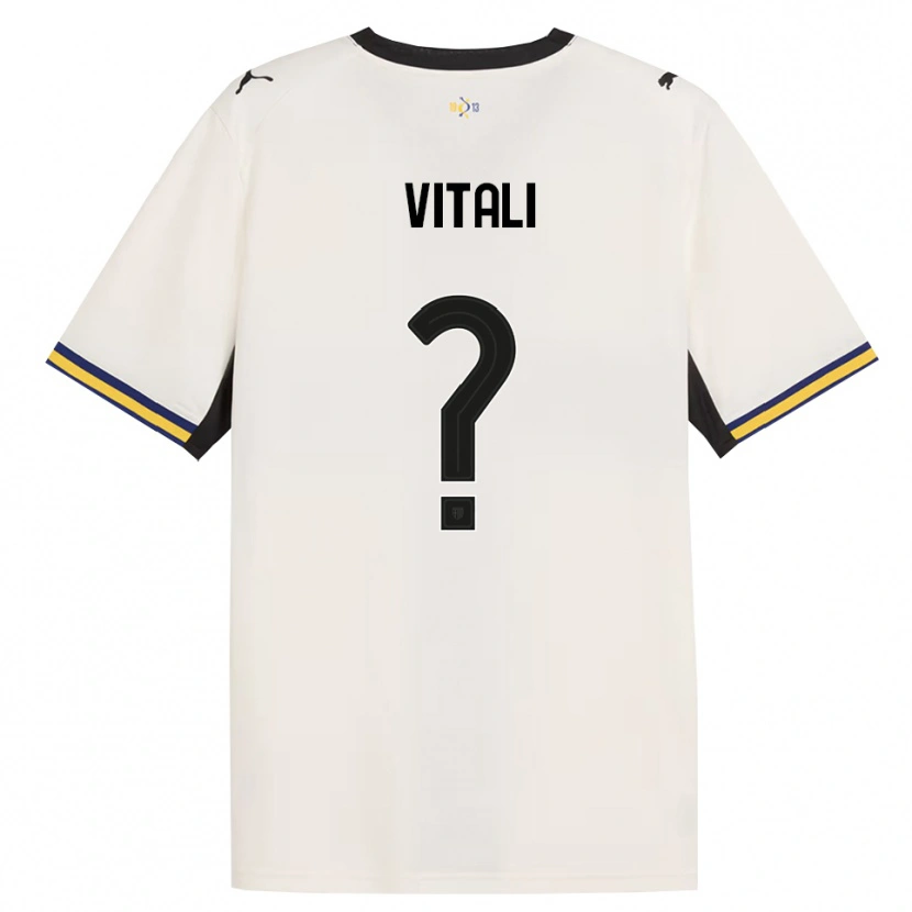 Danxen Homem Camisola Lorenzo Vitali #0 Off-White Preto Amarelo Principal 2026/27 Camisa Brasil