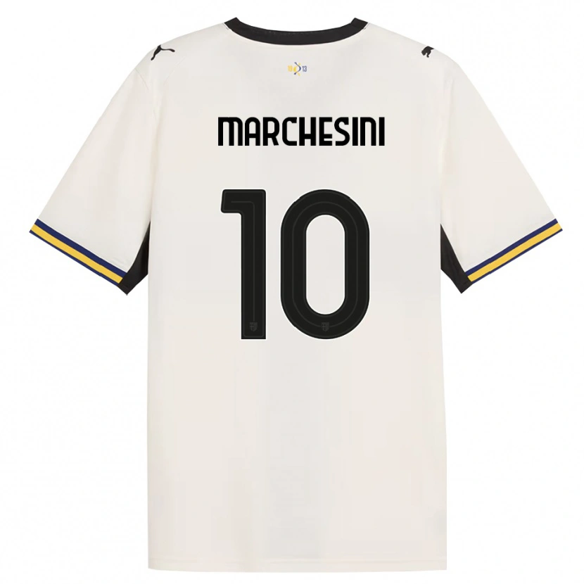 Danxen Homem Camisola Cosimo Marchesini #10 Off-White Preto Amarelo Principal 2026/27 Camisa Brasil