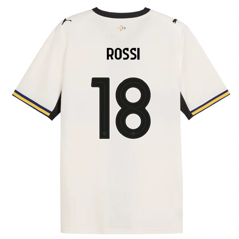 Danxen Homem Camisola Diego Rossi #18 Off-White Preto Amarelo Principal 2026/27 Camisa Brasil