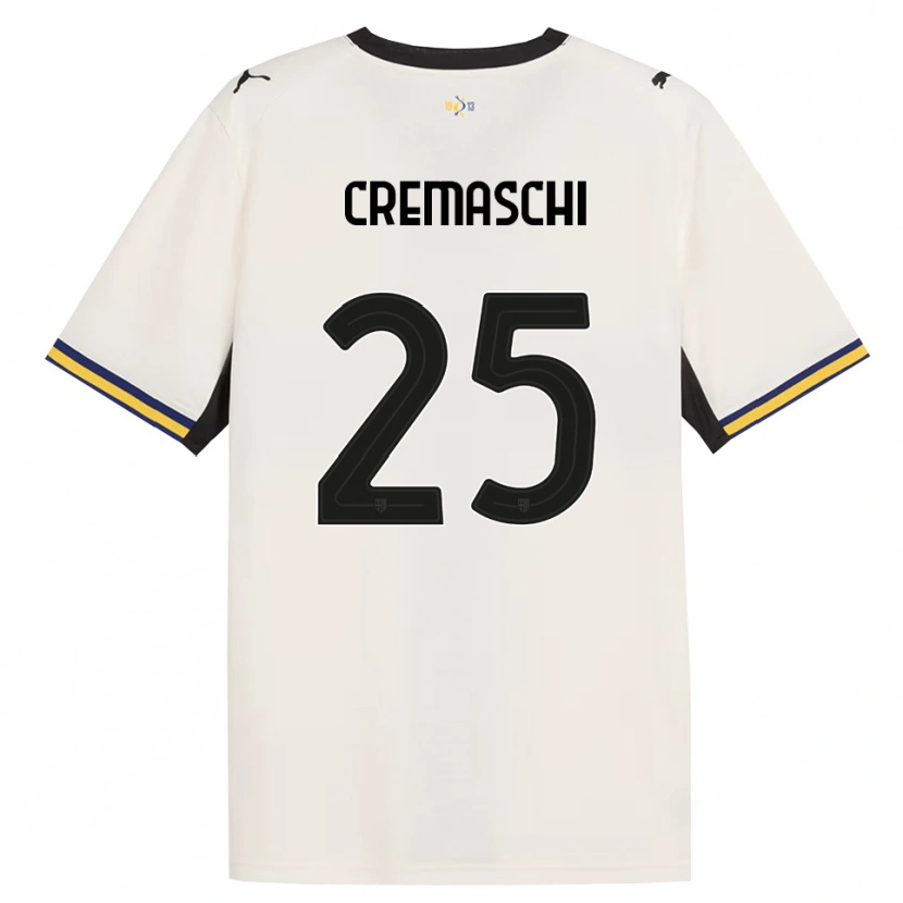 Danxen Homem Camisola Benja Cremaschi #25 Off-White Preto Amarelo Principal 2026/27 Camisa Brasil