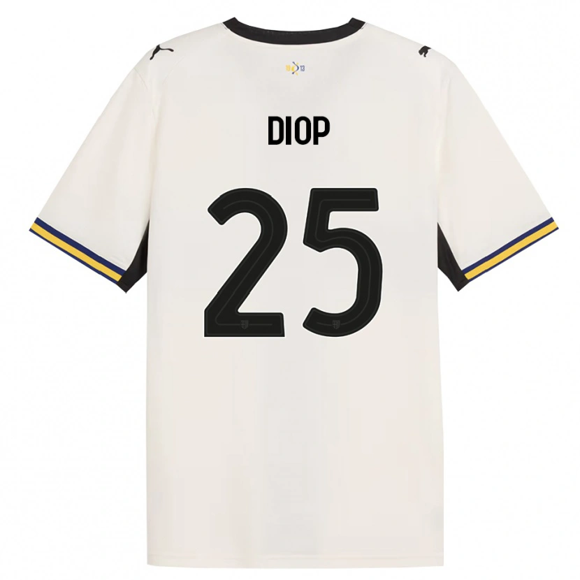 Danxen Homem Camisola Doro Diop #25 Off-White Preto Amarelo Principal 2026/27 Camisa Brasil