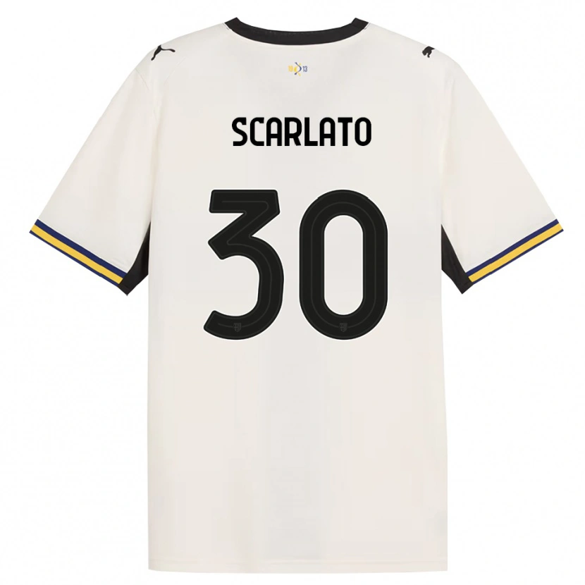 Danxen Homem Camisola Luca Scarlato #30 Off-White Preto Amarelo Principal 2026/27 Camisa Brasil