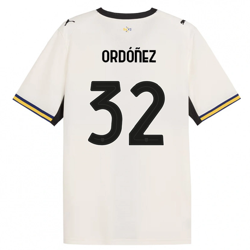 Danxen Homem Camisola Christian Ordóñez #32 Off-White Preto Amarelo Principal 2026/27 Camisa Brasil