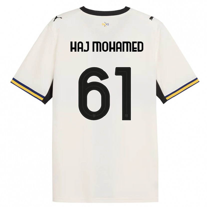 Danxen Homem Camisola Anas Haj Mohamed #61 Off-White Preto Amarelo Principal 2026/27 Camisa Brasil
