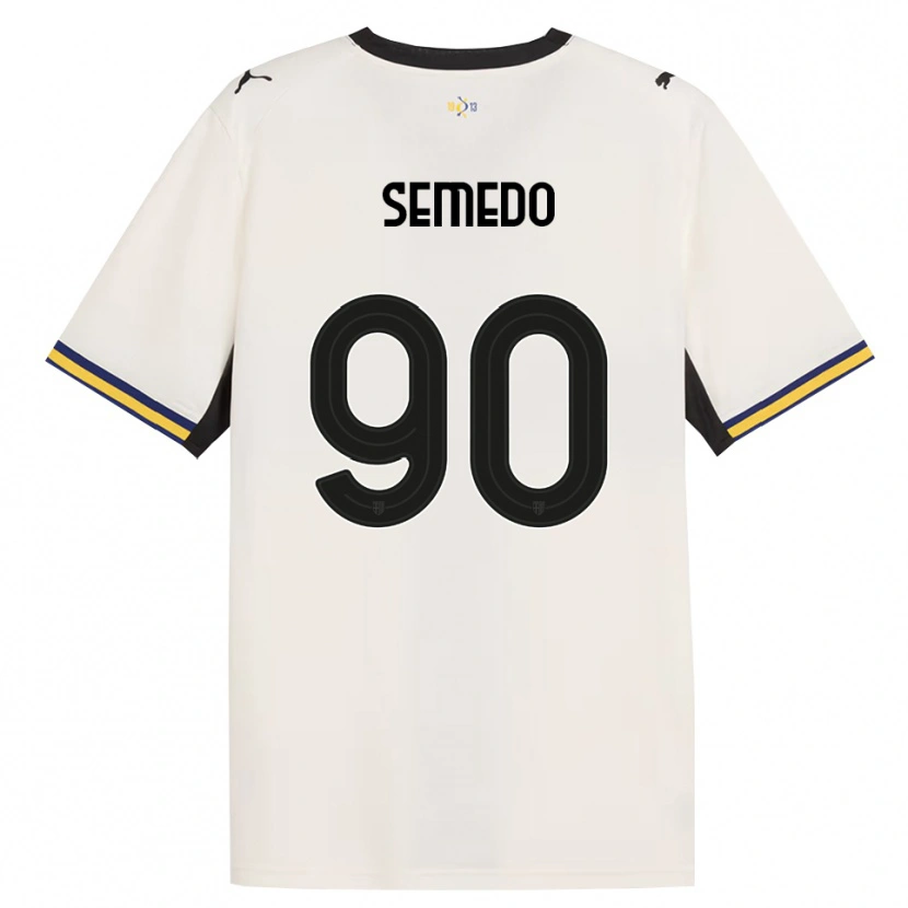 Danxen Homem Camisola Afonso Semedo #90 Off-White Preto Amarelo Principal 2026/27 Camisa Brasil