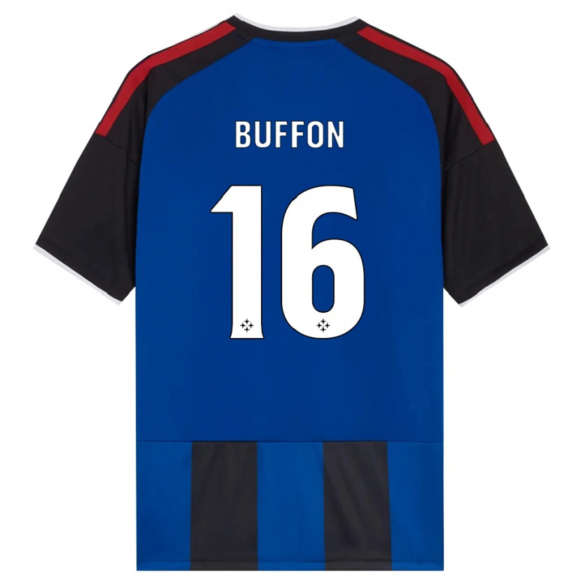 Danxen Homem Camisola Louis Buffon #16 Azul Preto Branco Vermelho Principal 2026/27 Camisa Brasil