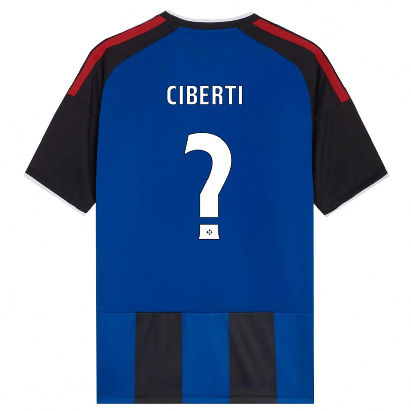 Danxen Homem Camisola Martino Ciberti #0 Azul Preto Branco Vermelho Principal 2026/27 Camisa Brasil