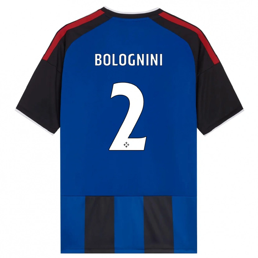 Danxen Homem Camisola Andrea Bolognini #2 Azul Preto Branco Vermelho Principal 2026/27 Camisa Brasil