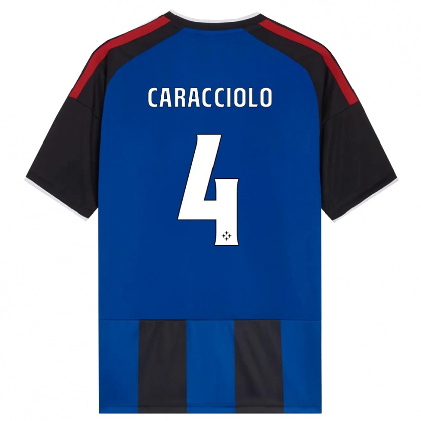 Danxen Homem Camisola Antonio Caracciolo #4 Azul Preto Branco Vermelho Principal 2026/27 Camisa Brasil
