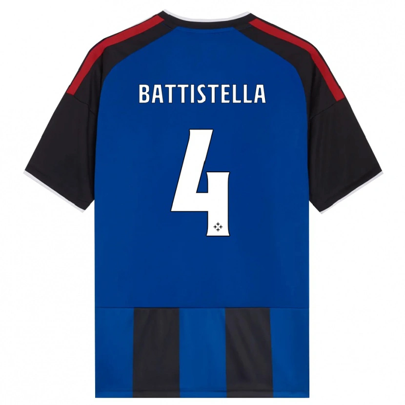 Danxen Homem Camisola Daniel Battistella #4 Azul Preto Branco Vermelho Principal 2026/27 Camisa Brasil