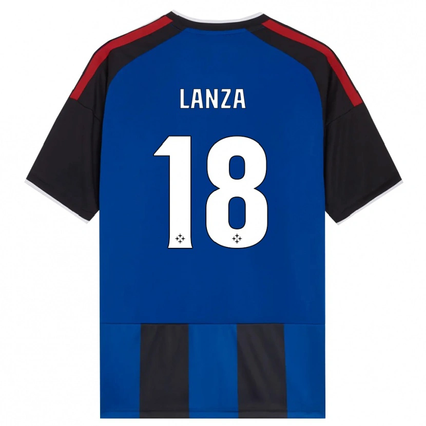 Danxen Homem Camisola Manuel Lanza #18 Azul Preto Branco Vermelho Principal 2026/27 Camisa Brasil