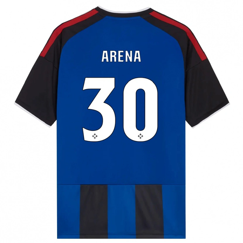 Danxen Homem Camisola Alessandro Arena #30 Azul Preto Branco Vermelho Principal 2026/27 Camisa Brasil