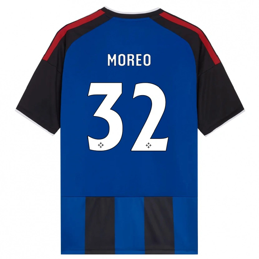 Danxen Homem Camisola Stefano Moreo #32 Azul Preto Branco Vermelho Principal 2026/27 Camisa Brasil
