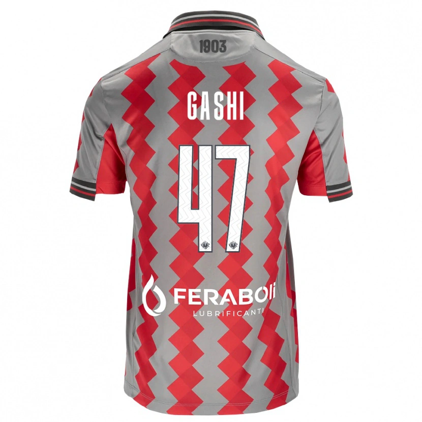 Danxen Homem Camisola Eduart Gashi #47 Cinza Vermelho Branco Principal 2026/27 Camisa Brasil