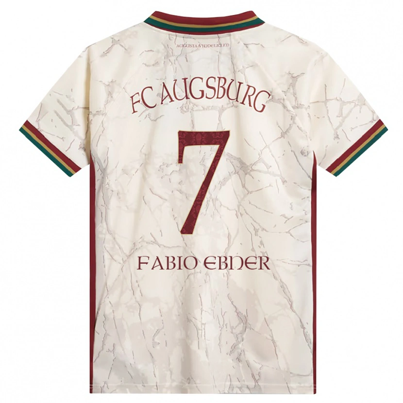 Danxen Homem Camisola Fabio Ebner #7 Verde Arroz Branco Bordô Principal 2026/27 Camisa Brasil