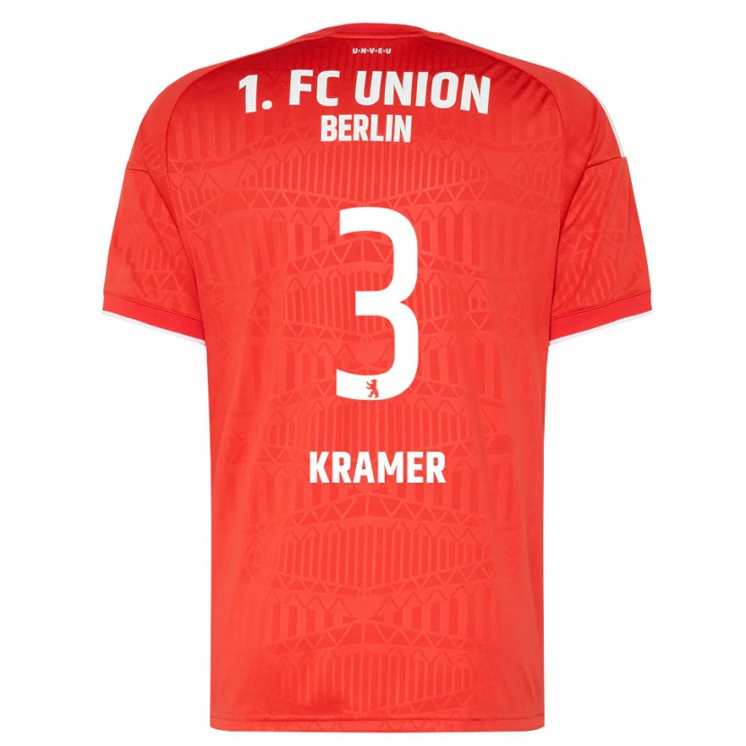 Danxen Homem Camisola Carlos Kramer #3 Vermelho Branco Principal 2026/27 Camisa Brasil