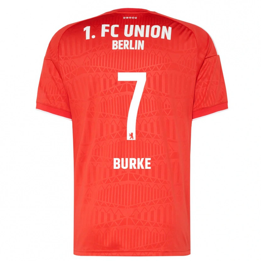 Danxen Homem Camisola Oliver Burke #7 Vermelho Branco Principal 2026/27 Camisa Brasil