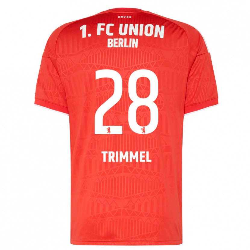 Danxen Homem Camisola Christopher Trimmel #28 Vermelho Branco Principal 2026/27 Camisa Brasil