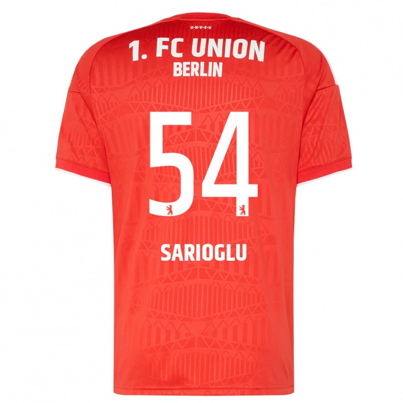 Danxen Homem Camisola Defne Sarıoğlu #54 Vermelho Branco Principal 2026/27 Camisa Brasil