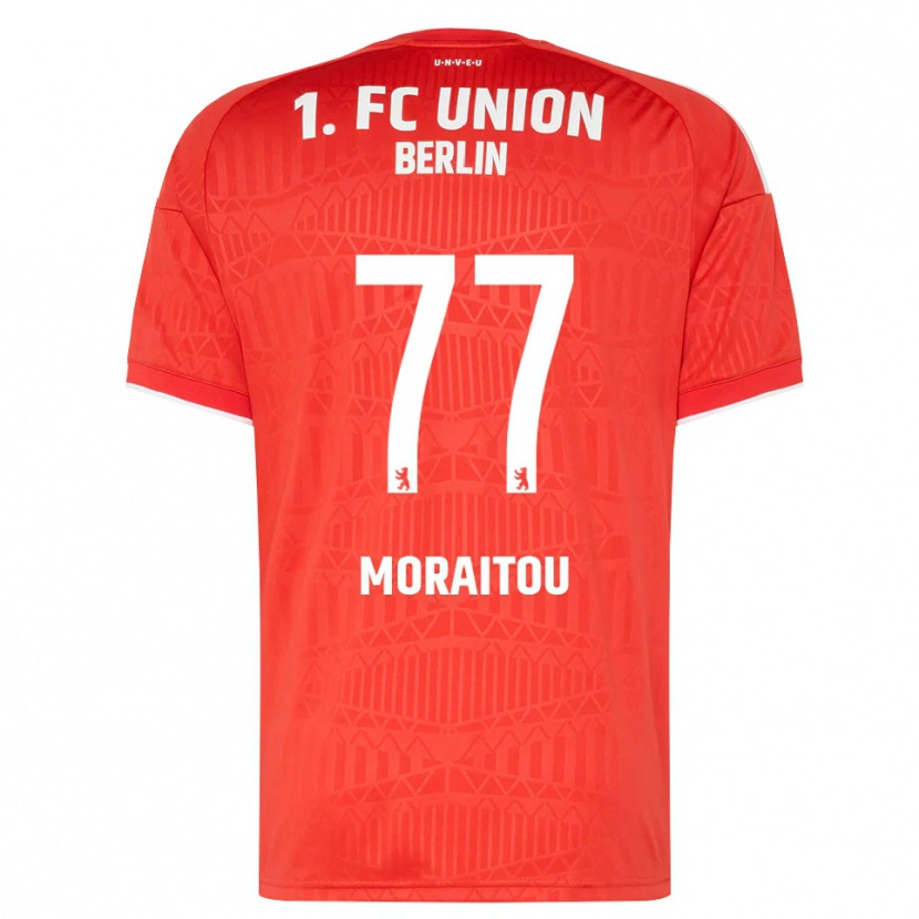 Danxen Homem Camisola Athanasia Moraitou #77 Vermelho Branco Principal 2026/27 Camisa Brasil