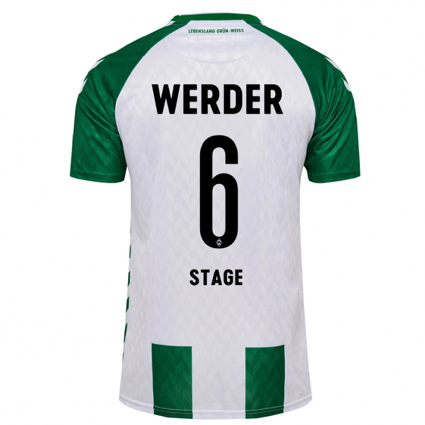 Danxen Homem Camisola Jens Stage #6 Verde Branco Principal 2026/27 Camisa Brasil