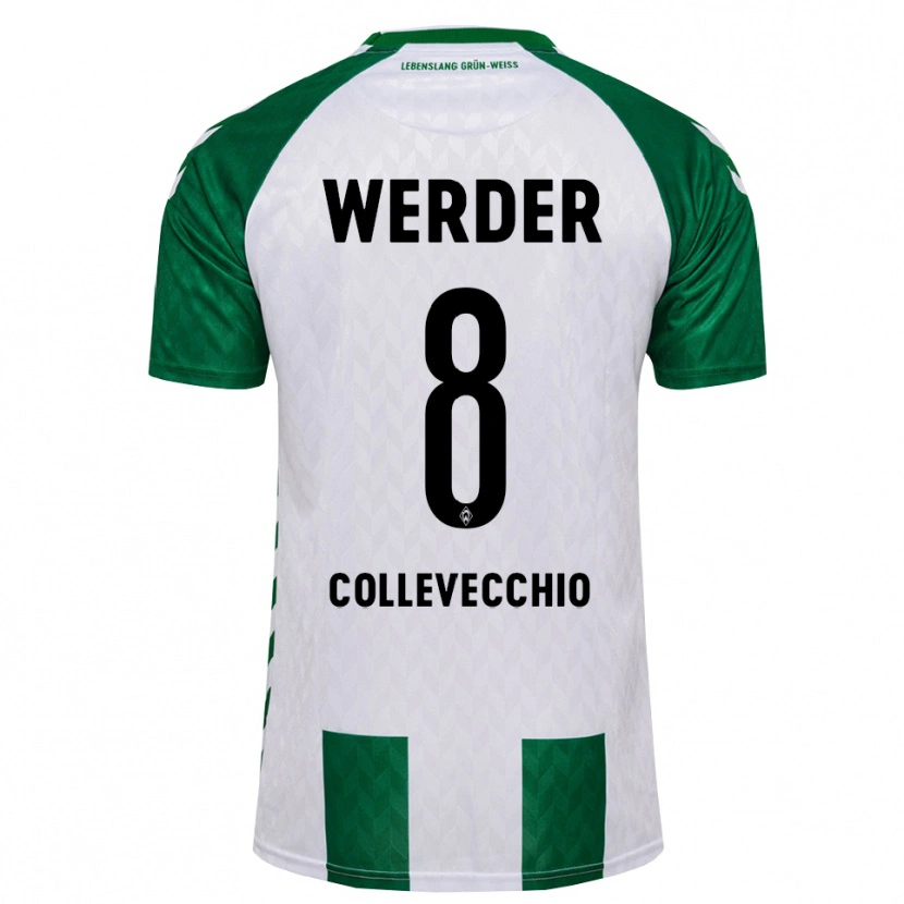Danxen Homem Camisola Tomás Collevecchio #8 Verde Branco Principal 2026/27 Camisa Brasil