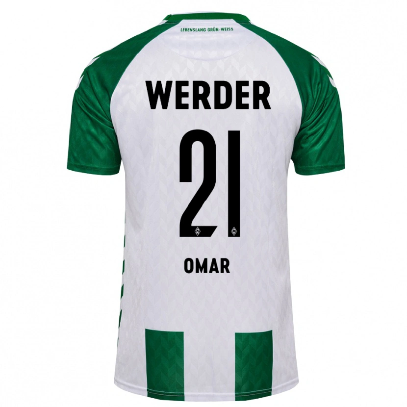 Danxen Homem Camisola Jan Omar #21 Verde Branco Principal 2026/27 Camisa Brasil